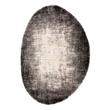 RUG OVAL SHAPE CARBONE